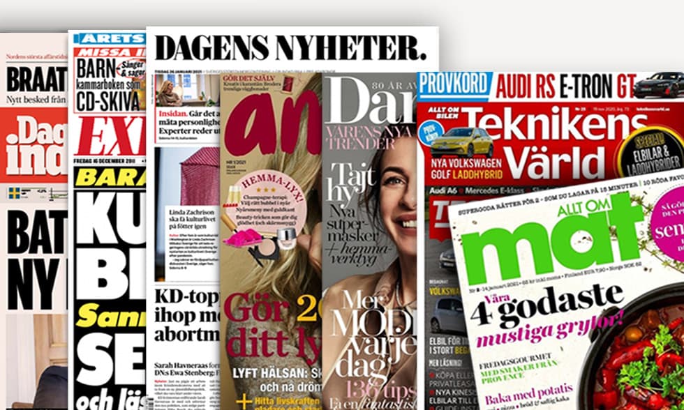 newsletter Rabatter från Bonnier News